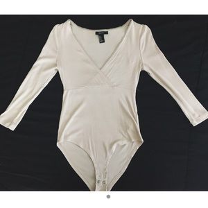 Light tan bodysuit from forever